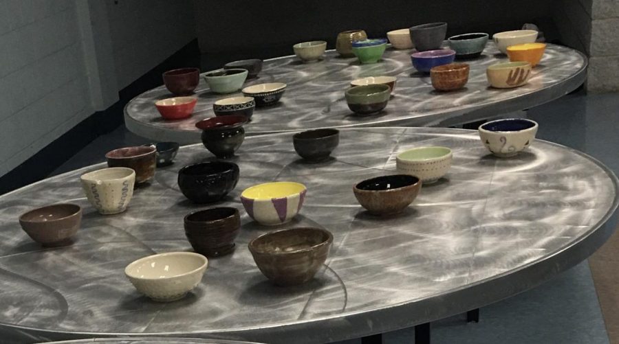 Soup bowls for this year's Soup for the Soul fundraiser. 